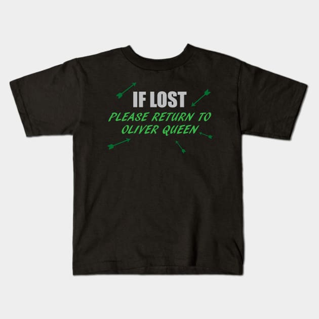 Arrow Kids T-Shirt by quinnsnake